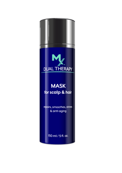 Відновлююча та антивікова маска для волосся і шкіри голови MX Dual Therapy 56006 фото