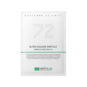 GLYZIN AZULENE AMPOULE COMPLEX SHEET MASK / Маска на нетканній основі &laquo;для проблемної шкіри 72&raquo; H0133 фото