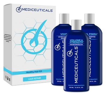 Набір для здорового волосся (Шампунь Vivid 250ml, Реконструктор Volume&Strength 250ml, Кондиціонер Final Finish 250ml) 53010 фото